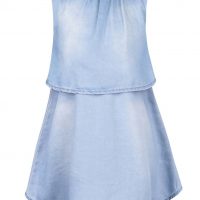 Modré holčičí denimové šaty