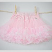 Tylová sukě La Petite Suzette světle růžová